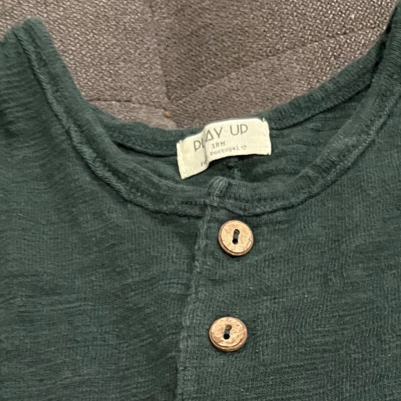 B  9    Play Up Baby Painted Jersey Jumpsuit - Picture 2 of 3